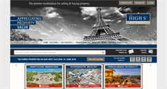Desktop Screenshot of highstreetauctions.com